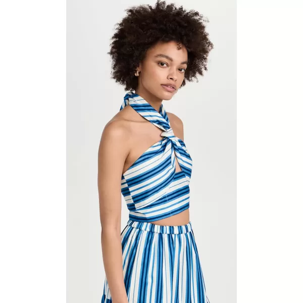 Solid amp Striped Womens The Naomi TopMarina Blue Stripe