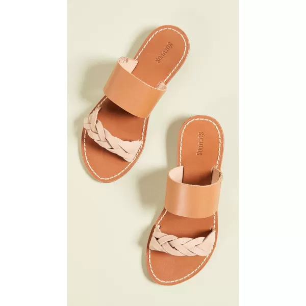 Soludos Braided Slide Sandal Acorn BrownAcorn Brown