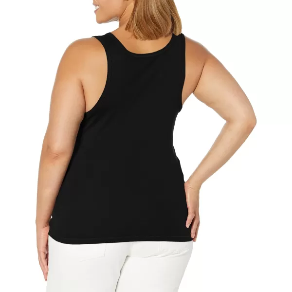 Splendid Womens 1x1 Rib Sleeveless Tank TopBlack