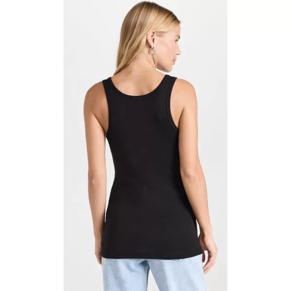 Splendid Womens 1x1 Rib Sleeveless Tank TopBlack