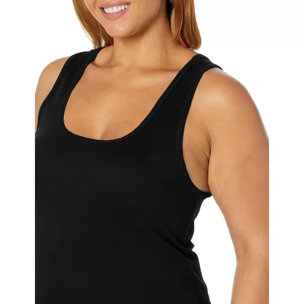 Splendid Womens 1x1 Rib Sleeveless Tank TopBlack