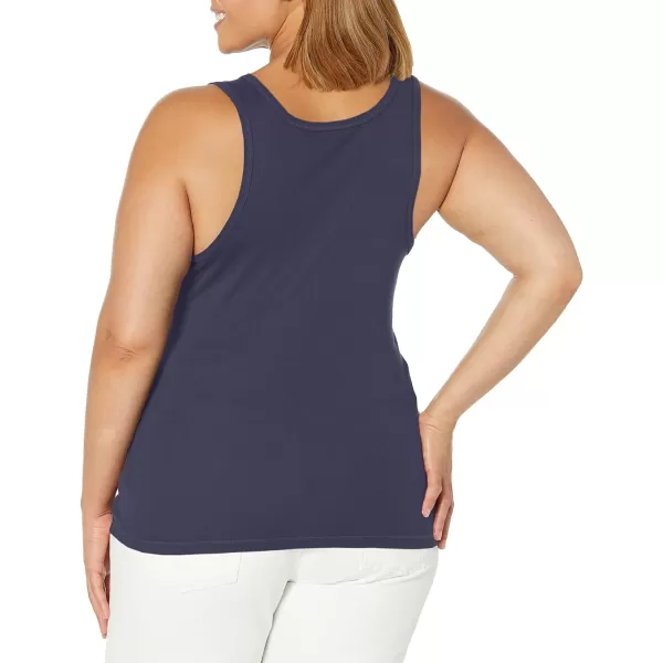 Splendid Womens 1x1 Rib Sleeveless Tank TopBluesteel