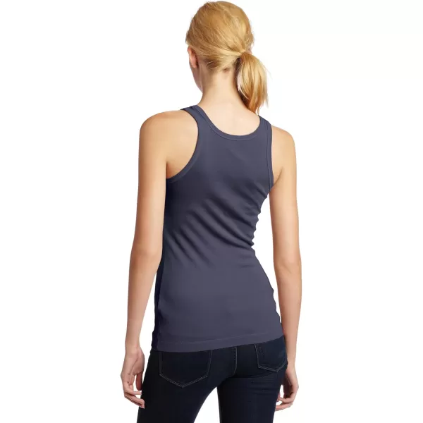 Splendid Womens 1x1 Rib Sleeveless Tank TopBluesteel