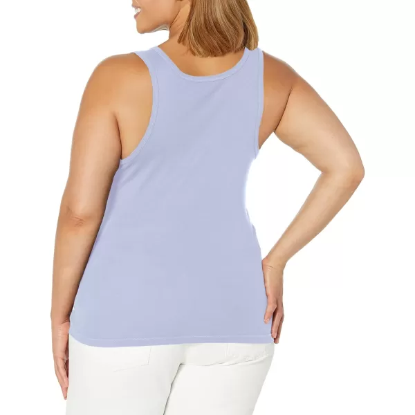 Splendid Womens 1x1 Rib Sleeveless Tank TopClear Sky Blue