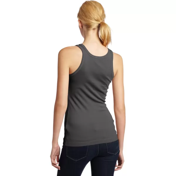 Splendid Womens 1x1 Rib Sleeveless Tank TopCoal