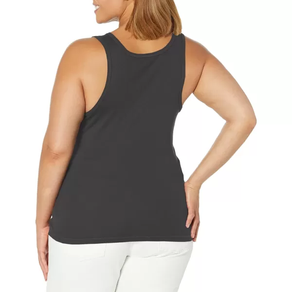 Splendid Womens 1x1 Rib Sleeveless Tank TopCoal