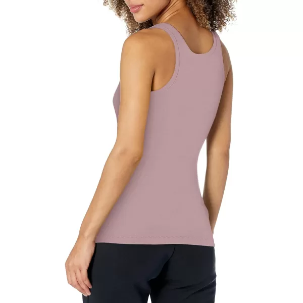 Splendid Womens 1x1 Rib Sleeveless Tank TopFig Purple