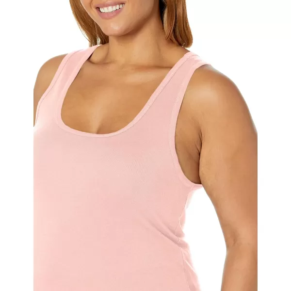 Splendid Womens 1x1 Rib Sleeveless Tank TopFresh Pink