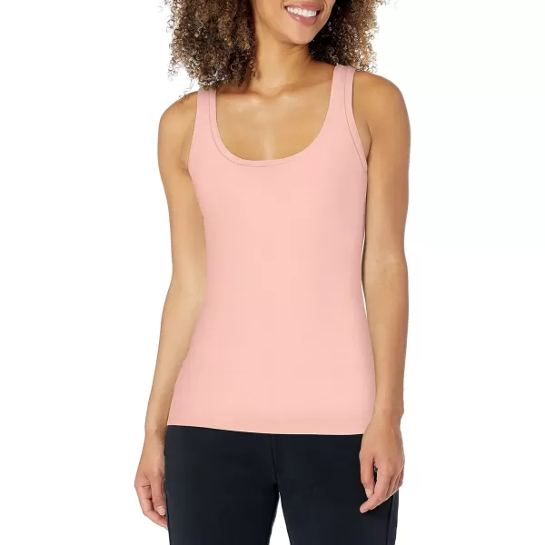 Splendid Womens 1x1 Rib Sleeveless Tank TopFresh Pink