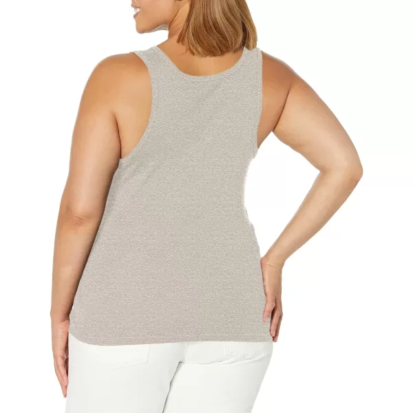 Splendid Womens 1x1 Rib Sleeveless Tank TopHeather Grey