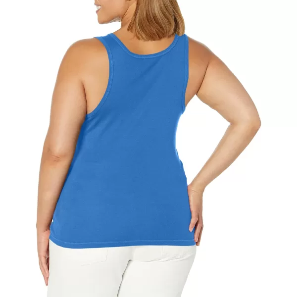 Splendid Womens 1x1 Rib Sleeveless Tank TopHeritage Blue