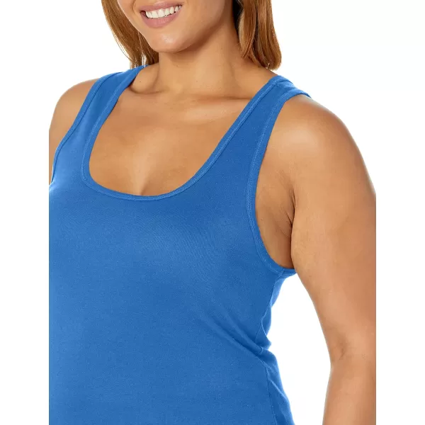 Splendid Womens 1x1 Rib Sleeveless Tank TopHeritage Blue