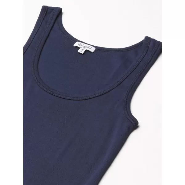 Splendid Womens 1x1 Rib Sleeveless Tank TopNavy Blue