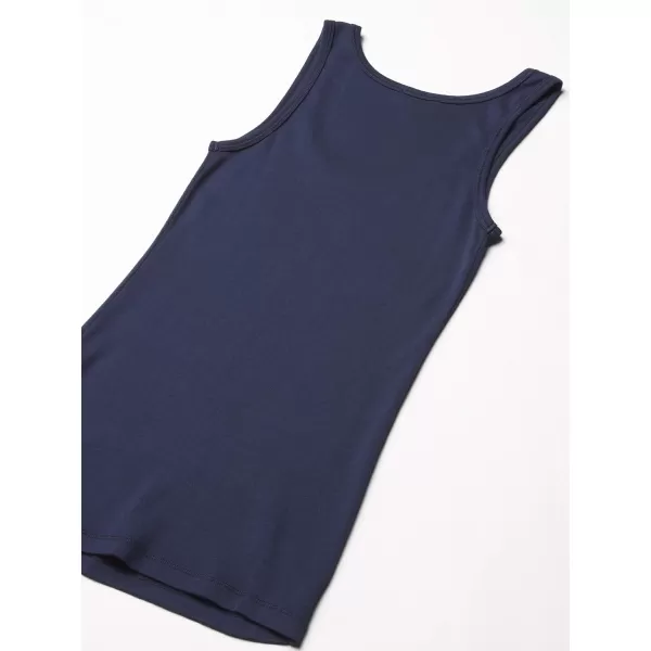 Splendid Womens 1x1 Rib Sleeveless Tank TopNavy Blue