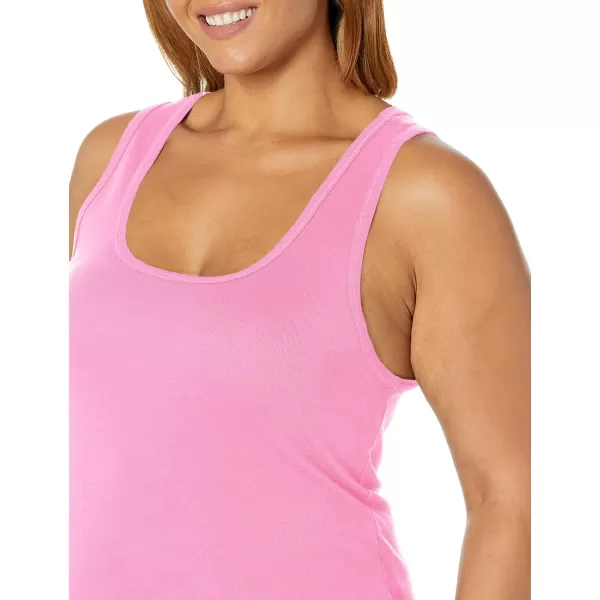 Splendid Womens 1x1 Rib Sleeveless Tank TopPink Glow