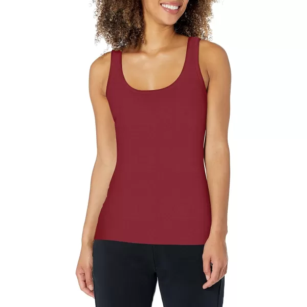 Splendid Womens 1x1 Rib Sleeveless Tank TopRuby Red