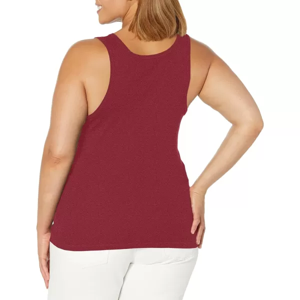 Splendid Womens 1x1 Rib Sleeveless Tank TopRuby Red