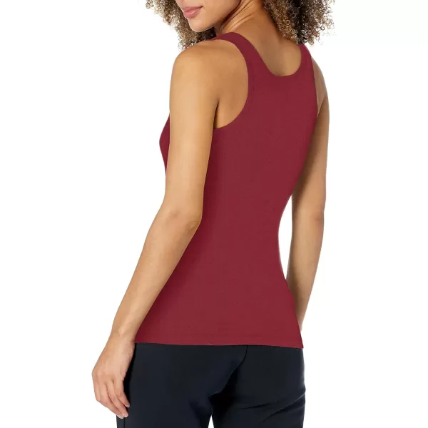 Splendid Womens 1x1 Rib Sleeveless Tank TopRuby Red