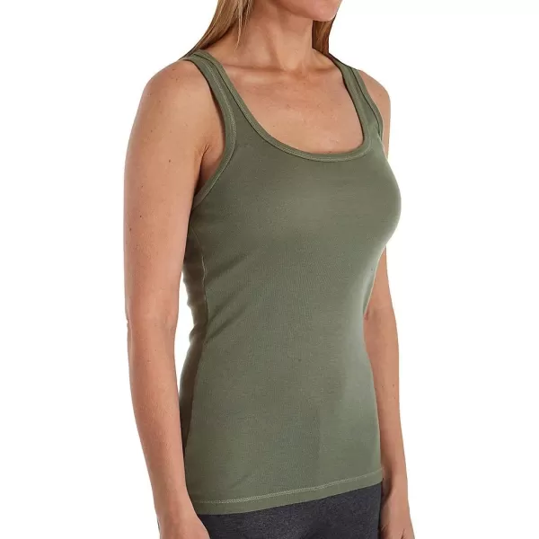 Splendid Womens 1x1 Rib Sleeveless Tank TopSpring Green