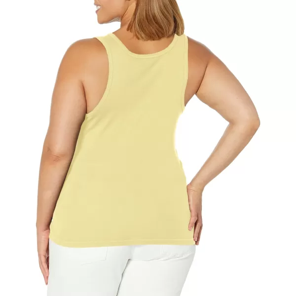 Splendid Womens 1x1 Rib Sleeveless Tank TopSunlight