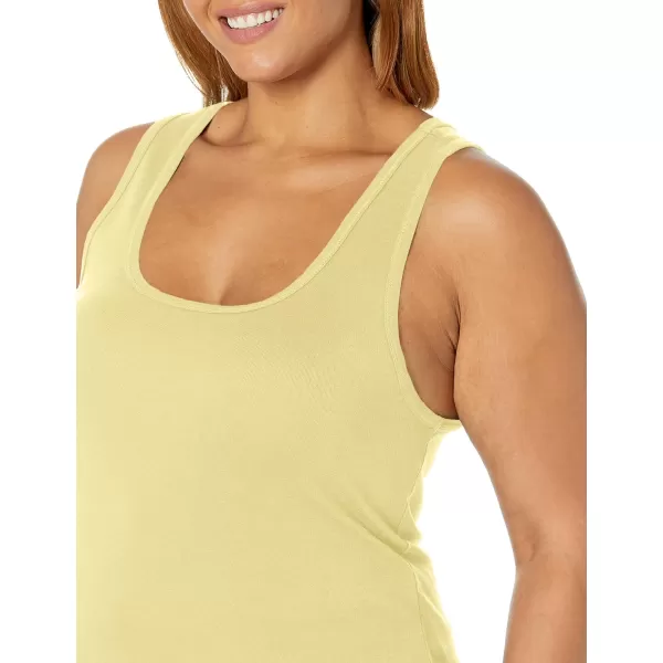 Splendid Womens 1x1 Rib Sleeveless Tank TopSunlight