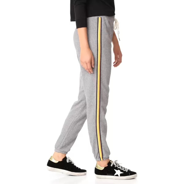 Splendid Womens Forward Seam PantGrey  Yellow Stripe