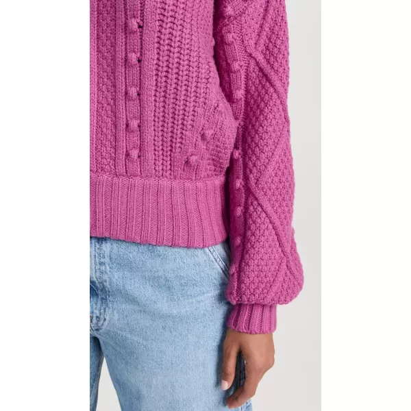 Splendid Womens Katie Bobble CardiganMagenta