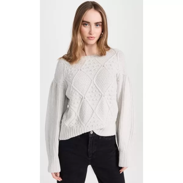 Splendid Womens Leonie Bobble SweaterOat Heather