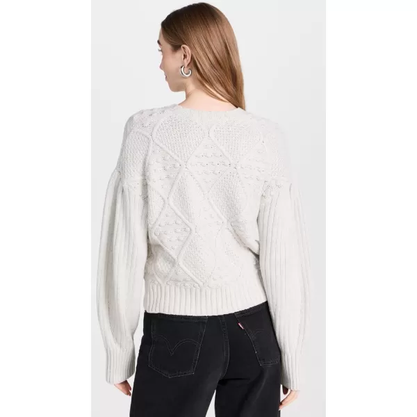 Splendid Womens Leonie Bobble SweaterOat Heather