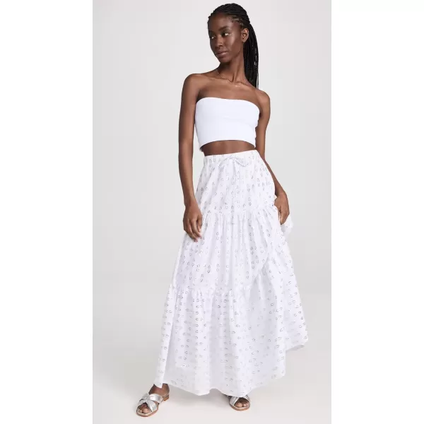 Splendid Womens Nellie Maxi SkirtWhite