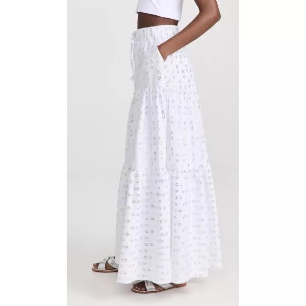 Splendid Womens Nellie Maxi SkirtWhite