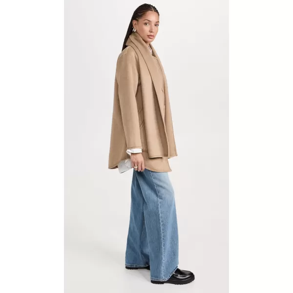 Splendid Womens x Cella Jane Scarf CoatHeather Camel