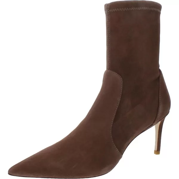 Stuart Weitzman Womens 75mm Stuart Stretch BootiesTaupe