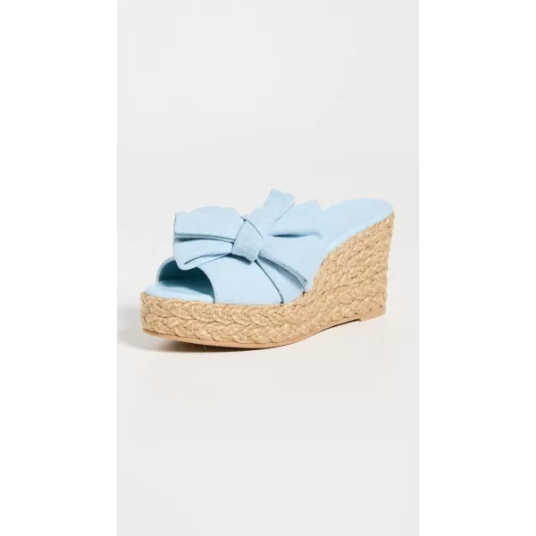 Stuart Weitzman Womens Loveknot Espadrille Wedge SlidesLightNatural