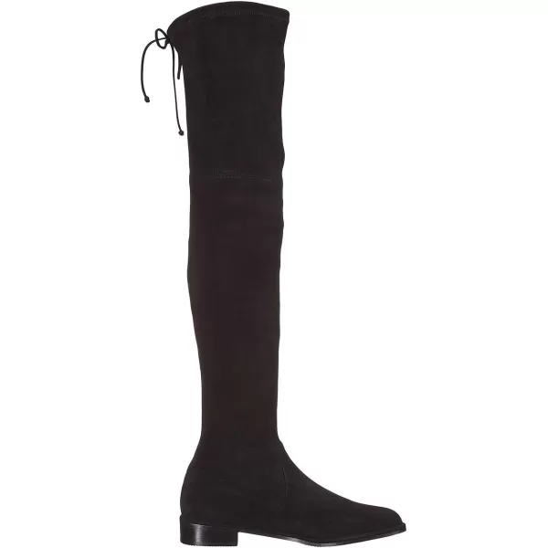 Stuart Weitzman Womens Lowland Over the Knee BootsBlack Suede Stretch