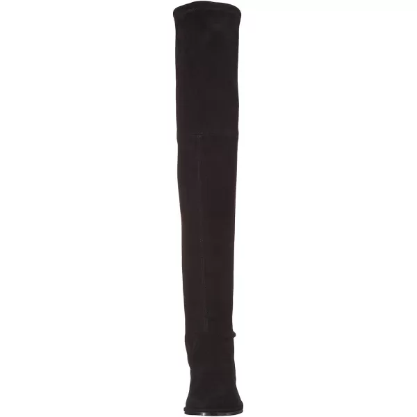 Stuart Weitzman Womens Lowland Over the Knee BootsBlack Suede Stretch