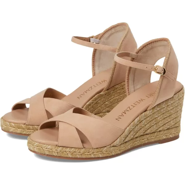 Stuart Weitzman Womens Mirela Ii Wedge EspadrillesAdobeNatural