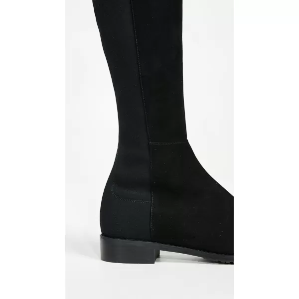 Stuart Weitzman Womens Reserve Stretch Suede BootsBlack