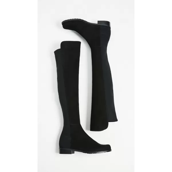 Stuart Weitzman Womens Reserve Stretch Suede BootsBlack