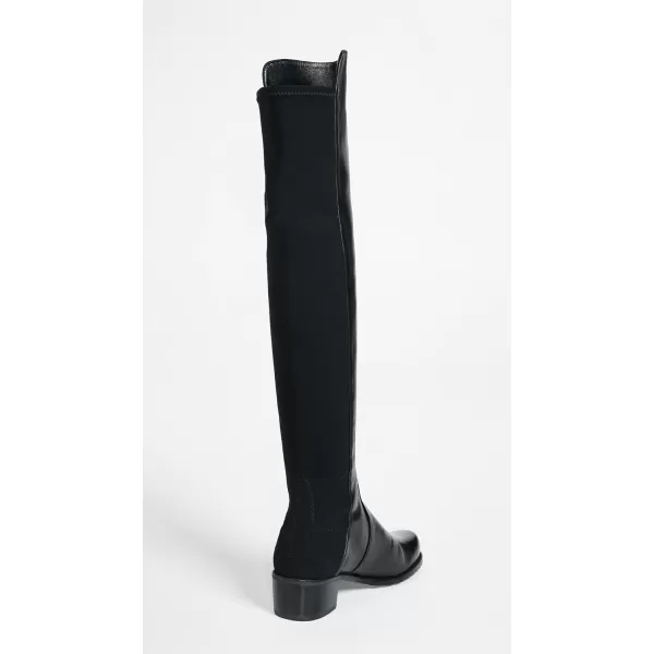 Stuart Weitzman Womens Reserve Tall BootsBlack NappaStretch Gabardine