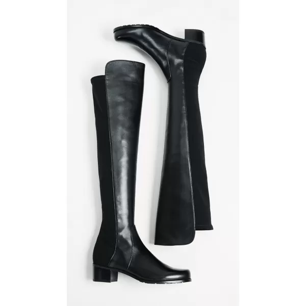 Stuart Weitzman Womens Reserve Tall BootsBlack NappaStretch Gabardine