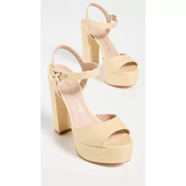 Stuart Weitzman Womens Ryder 95mm Platform SandalsWheat