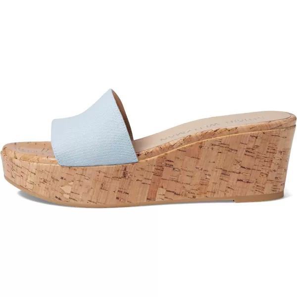 Stuart Weitzman Womens Summer Wedge SandalsBlue Degrade