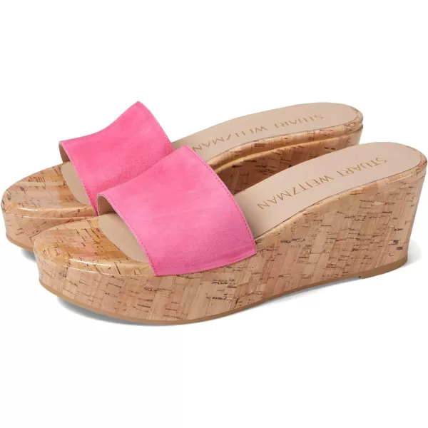 Stuart Weitzman Womens Summer Wedge SandalsHot Pink