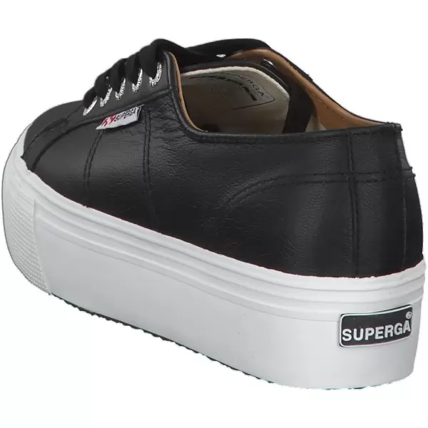 Superga Womens 2402 COTW SneakerBlack BlackWhite