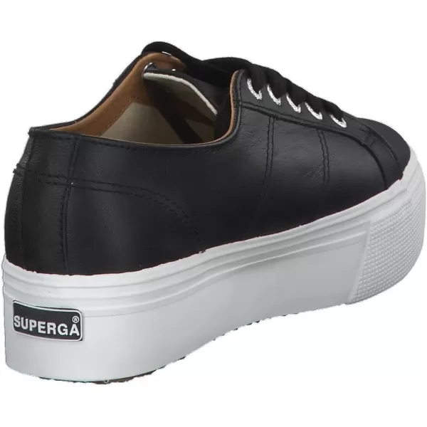 Superga Womens 2402 COTW SneakerBlack BlackWhite