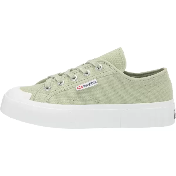 Superga Womens 2630Cotu Canvas SneakerGreen Laurel