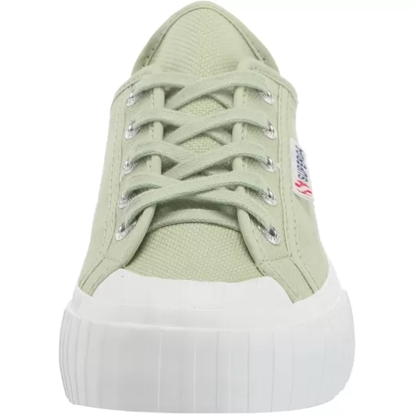 Superga Womens 2630Cotu Canvas SneakerGreen Laurel