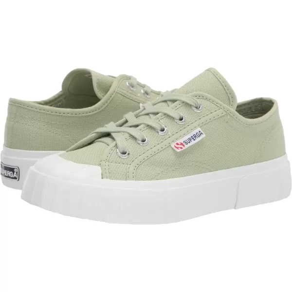 Superga Womens 2630Cotu Canvas SneakerGreen Laurel