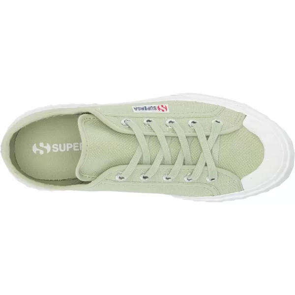 Superga Womens 2630Cotu Canvas SneakerGreen Laurel